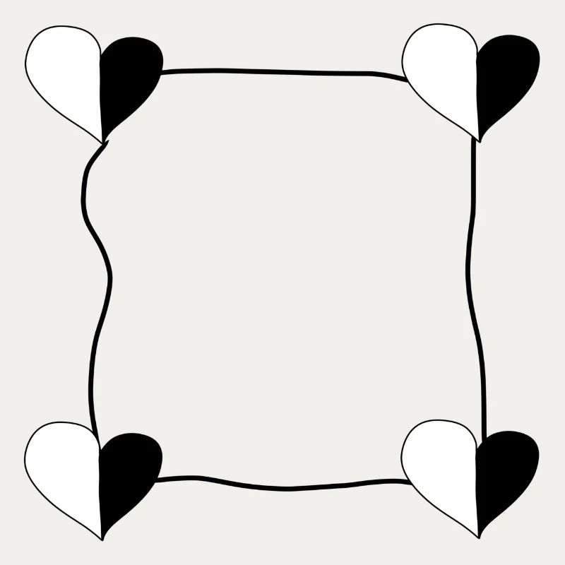 Four Hearts Frame