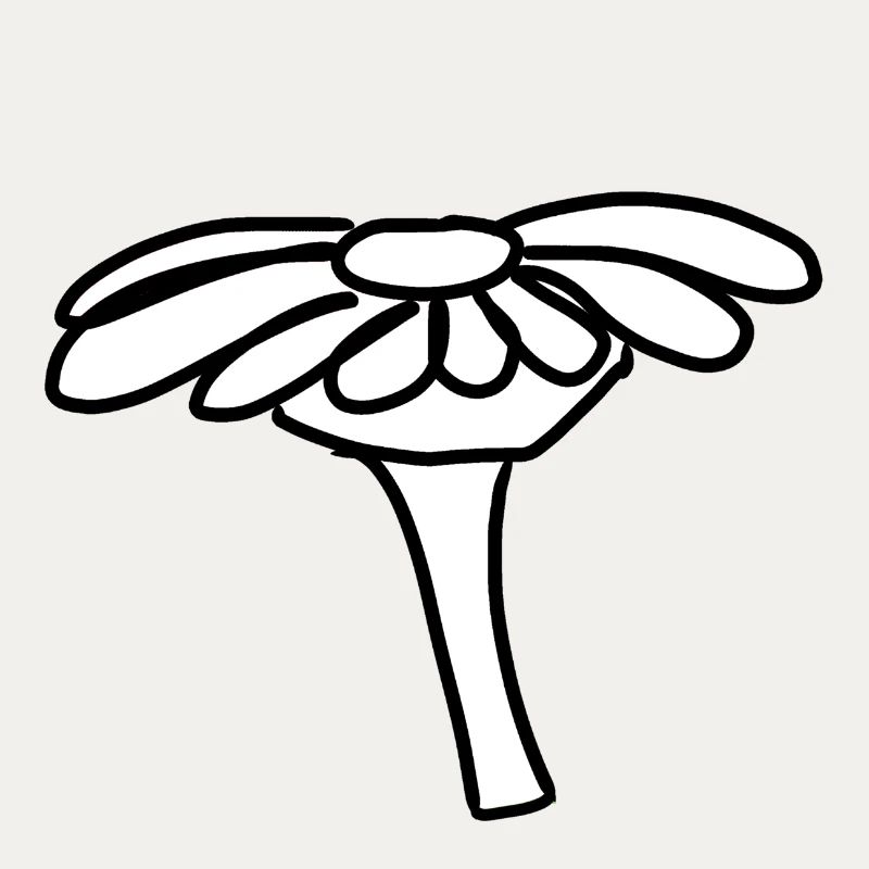 Plante symbole en forme de fleur