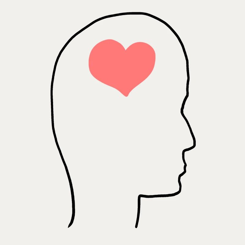 Head Profile People People Side Heart