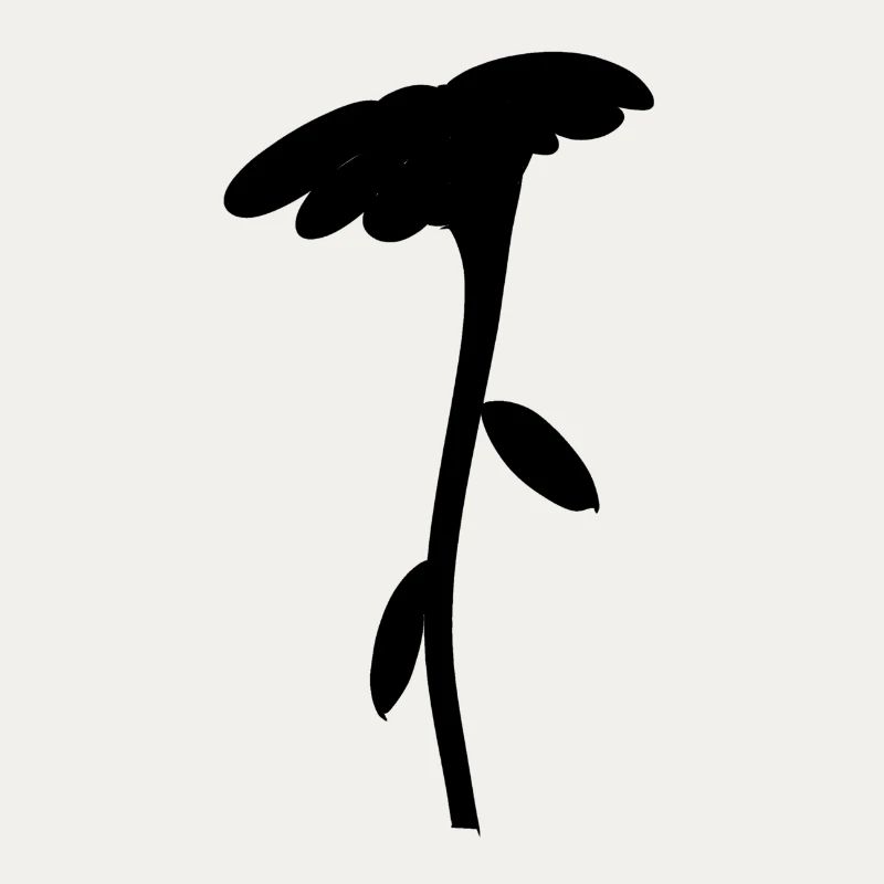 Symbole de fleur Fleur Forme De Plante