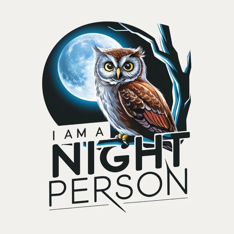 Ich bin ein Nachtmensch.