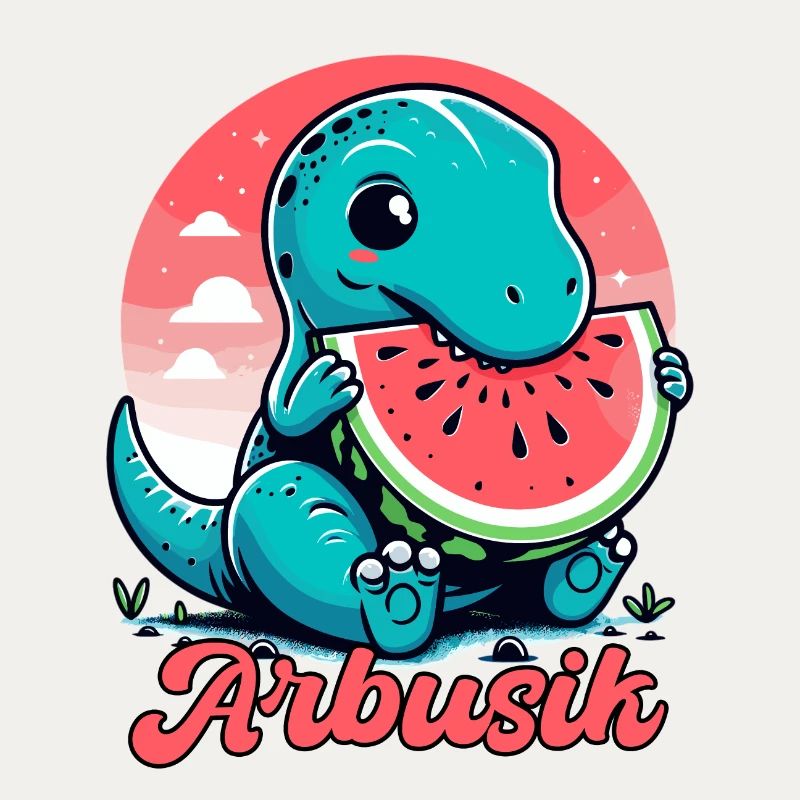 Mignon T-Rex Pastèque Arbusik Cadeau