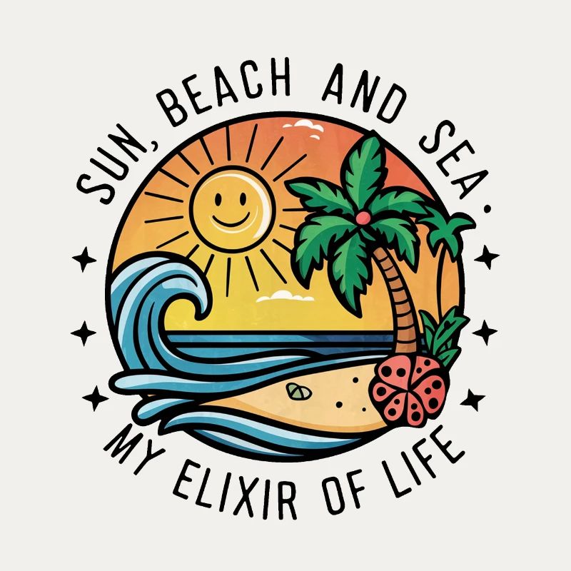 Le soleil, la plage et la mer - mon élixir de vie