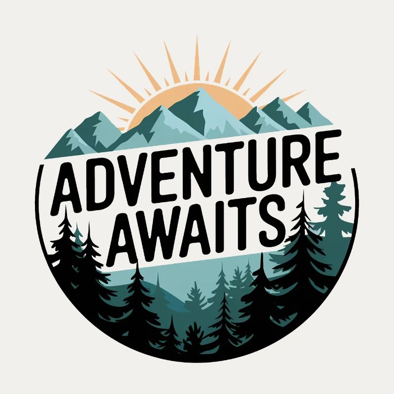 Adventure Awaits – Mountain Panorama
