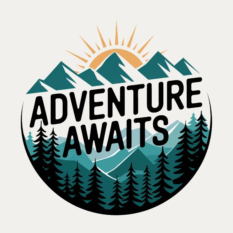 Adventure Awaits – Mountain Panorama