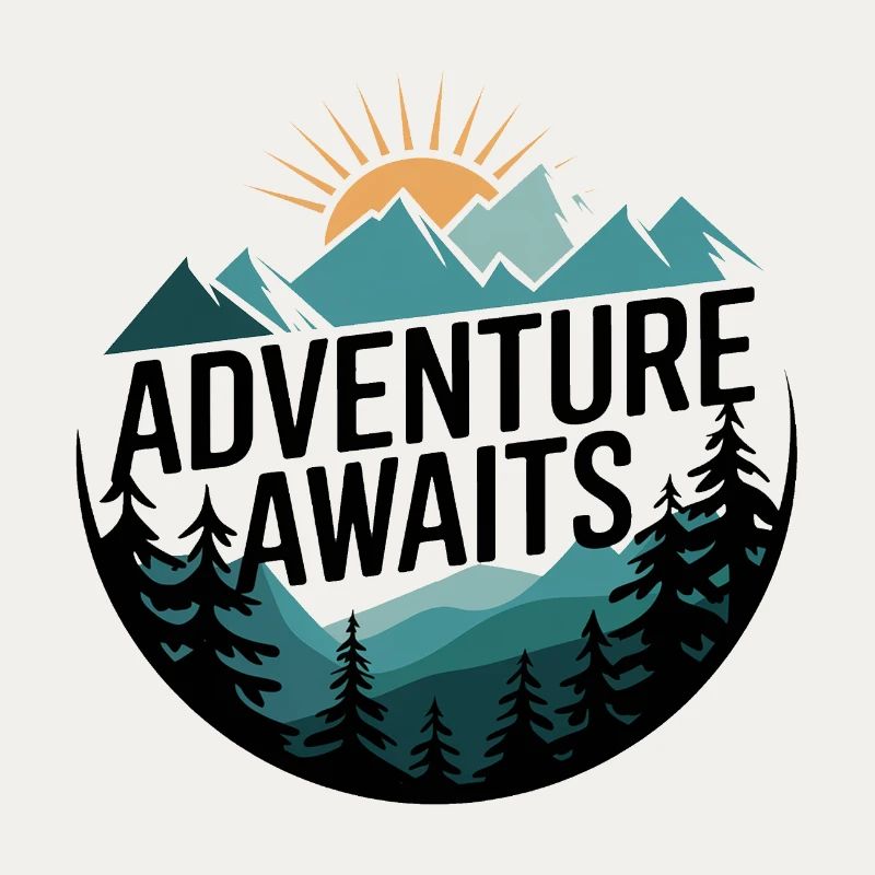 Adventure Awaits – Mountain Panorama
