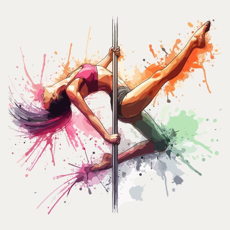 Pole Dance Couleurs Dynamiques Pole Dance Cadeau