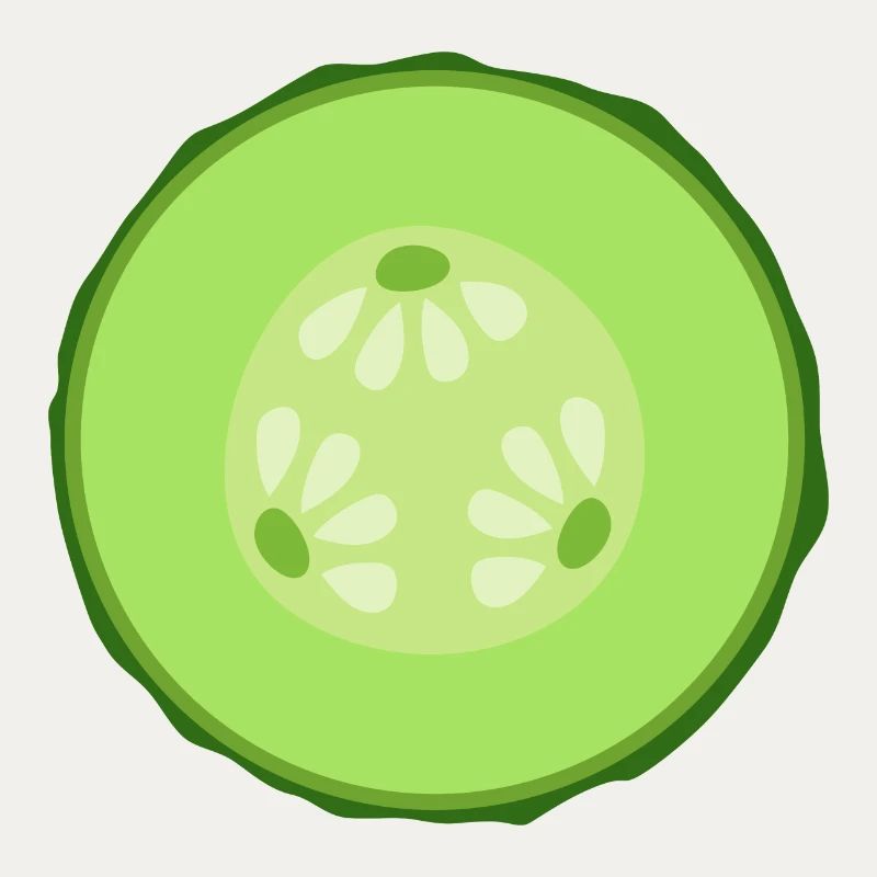 Tranche de concombre