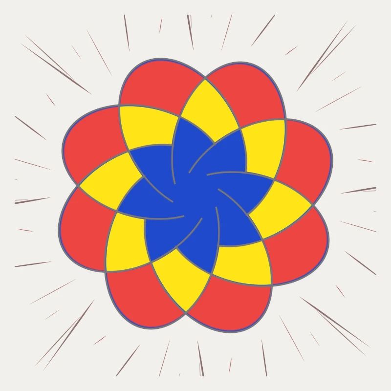 Abstract with a pattern