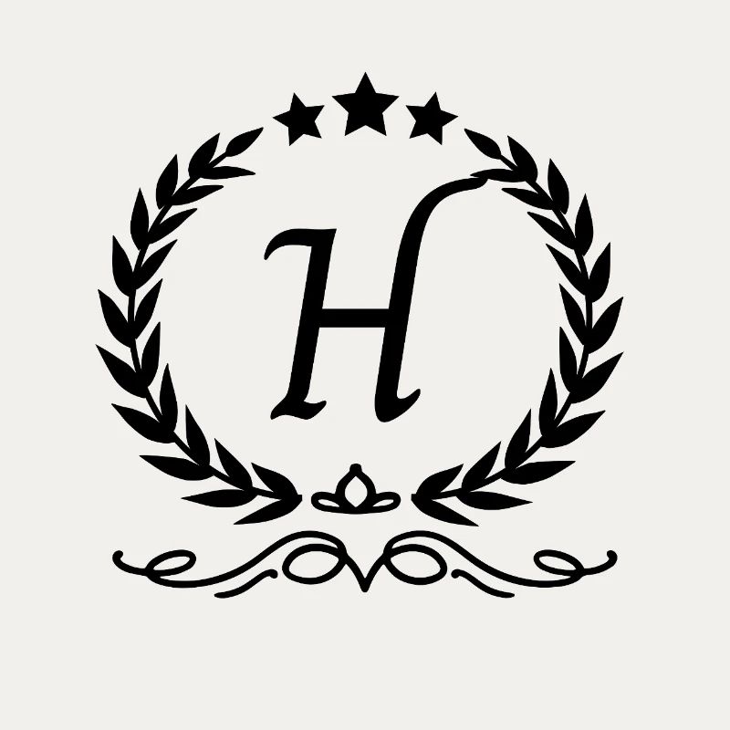 Buchstabe h Krone
