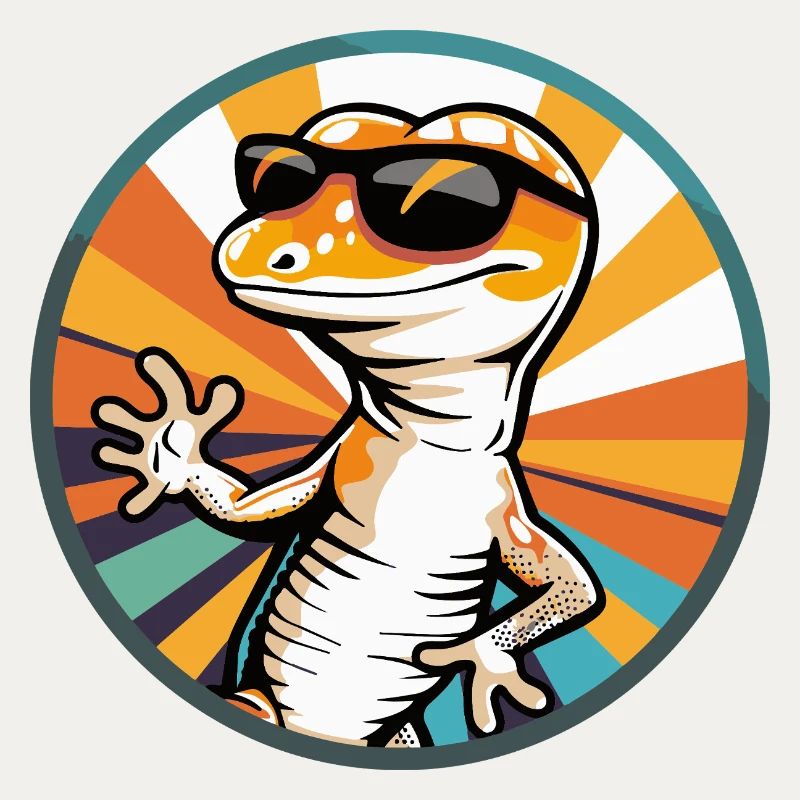 Echse Comic Cool