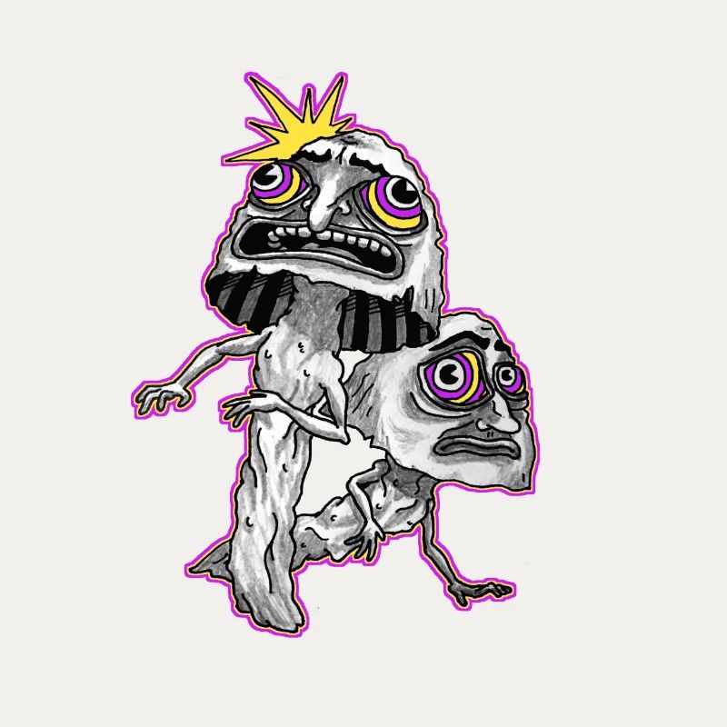 Psychedelisch Psychedelic Magic Mushroom Goa