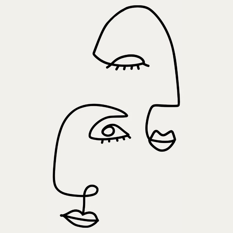 Line drawings abstract