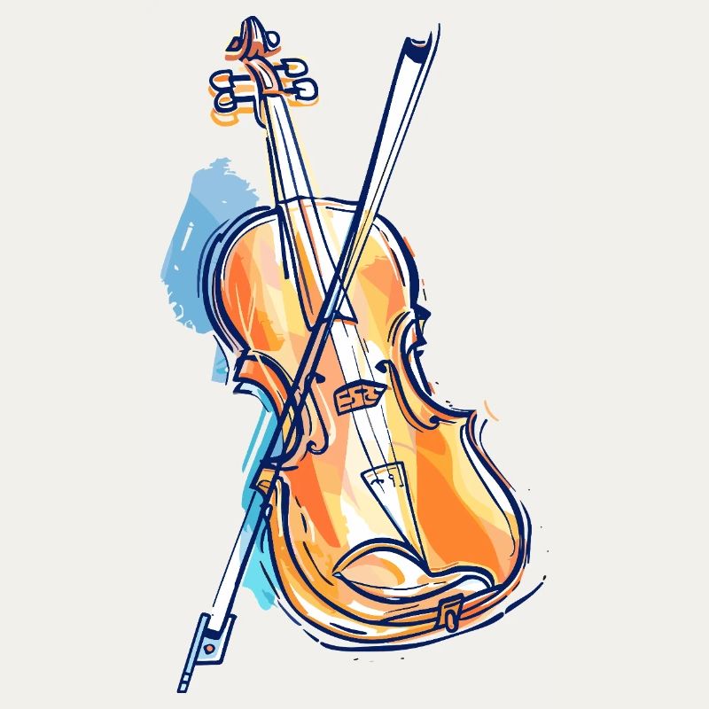Dessin de violon