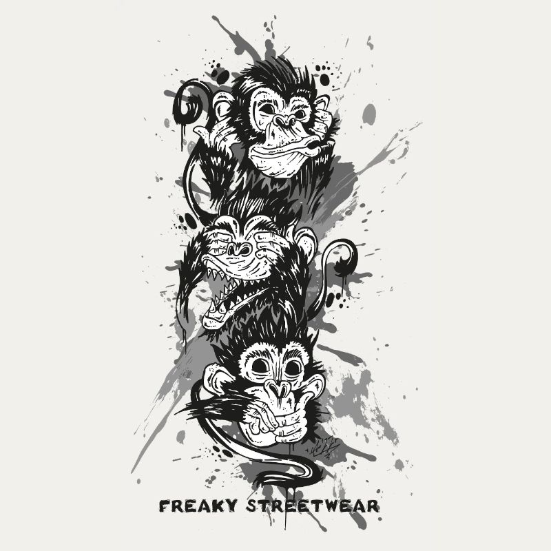 three monkeys