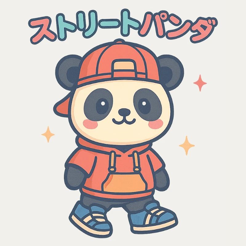 Street Panda Pullover Sweat à capuche