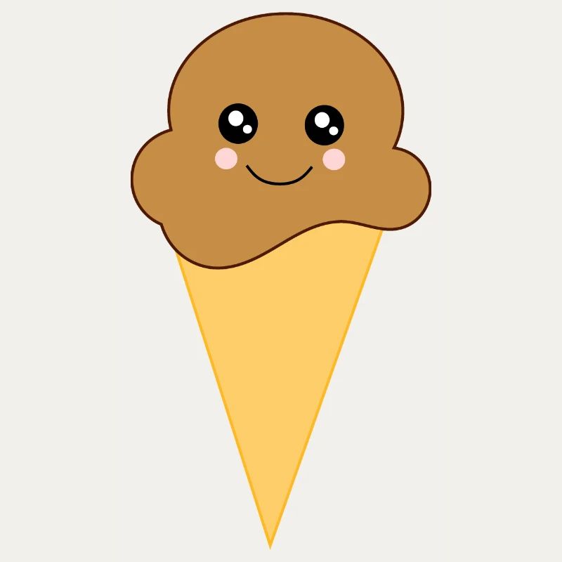 Kawaii Eis Kawaii Schokolade Kawaii Eiscreme