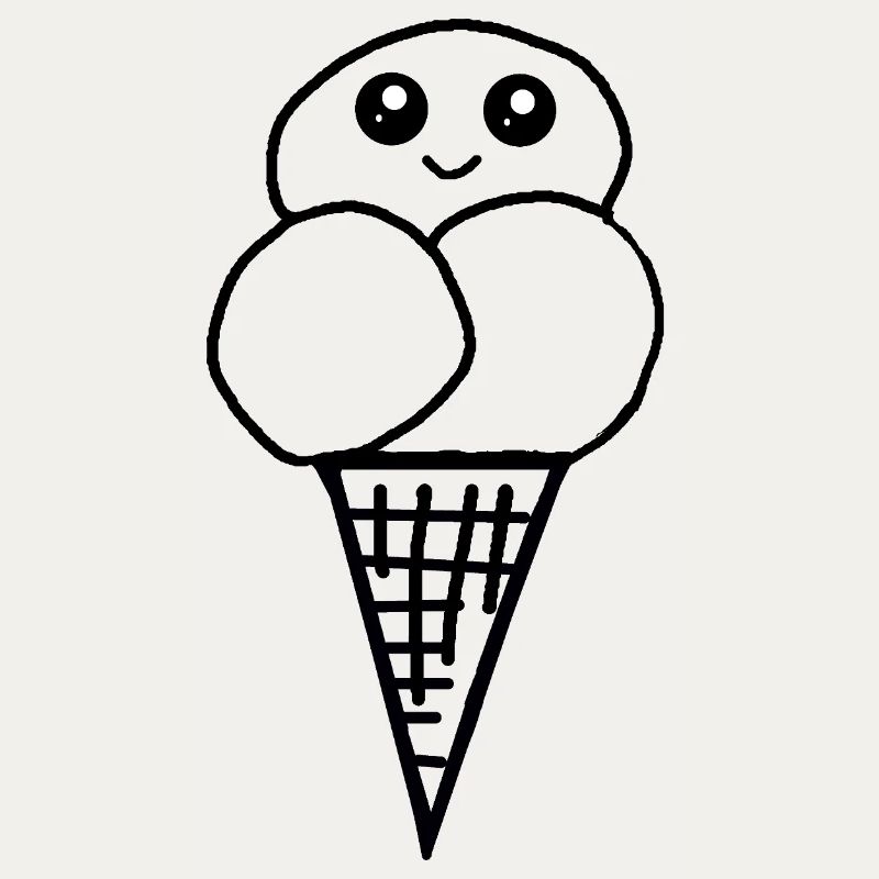 Eis Eiswaffel Eistüte Eiscreme Eiskrem