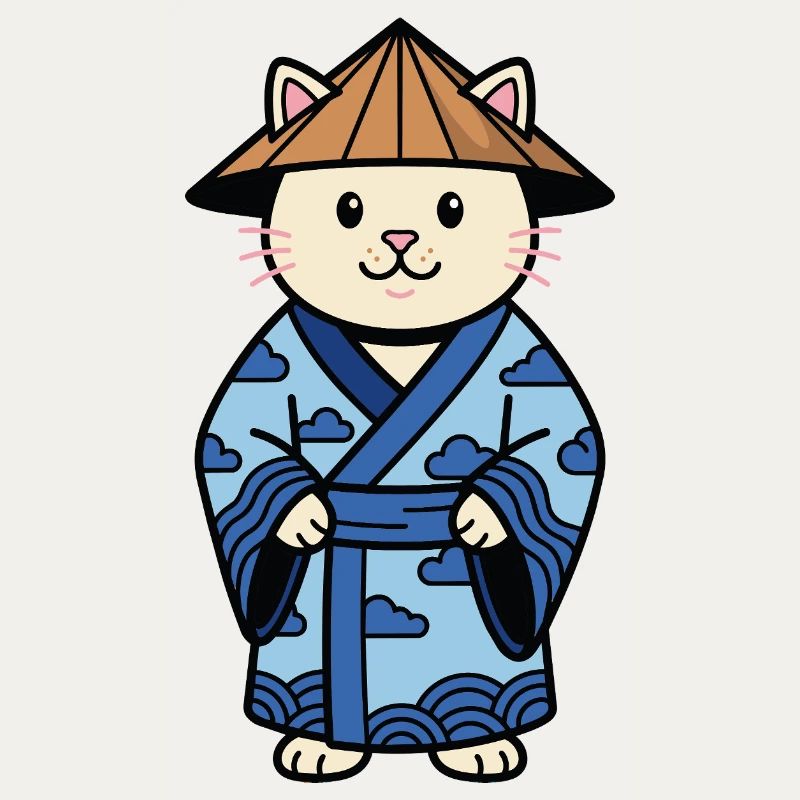 Chat de Chine mignon