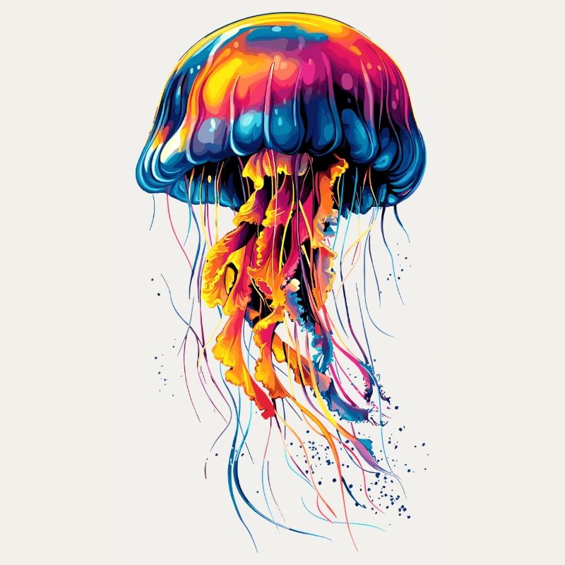 Méduse Méduse de feu Méduse Méduse mignonne