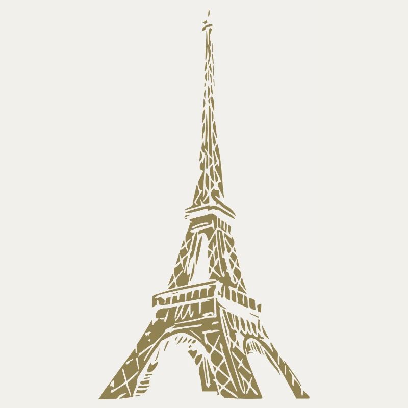 Eiffel Tower Paris minimalist landmark