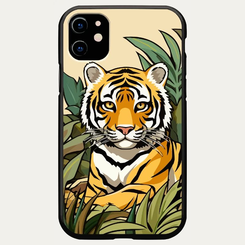 Tiger Dschungel Farbexplosion