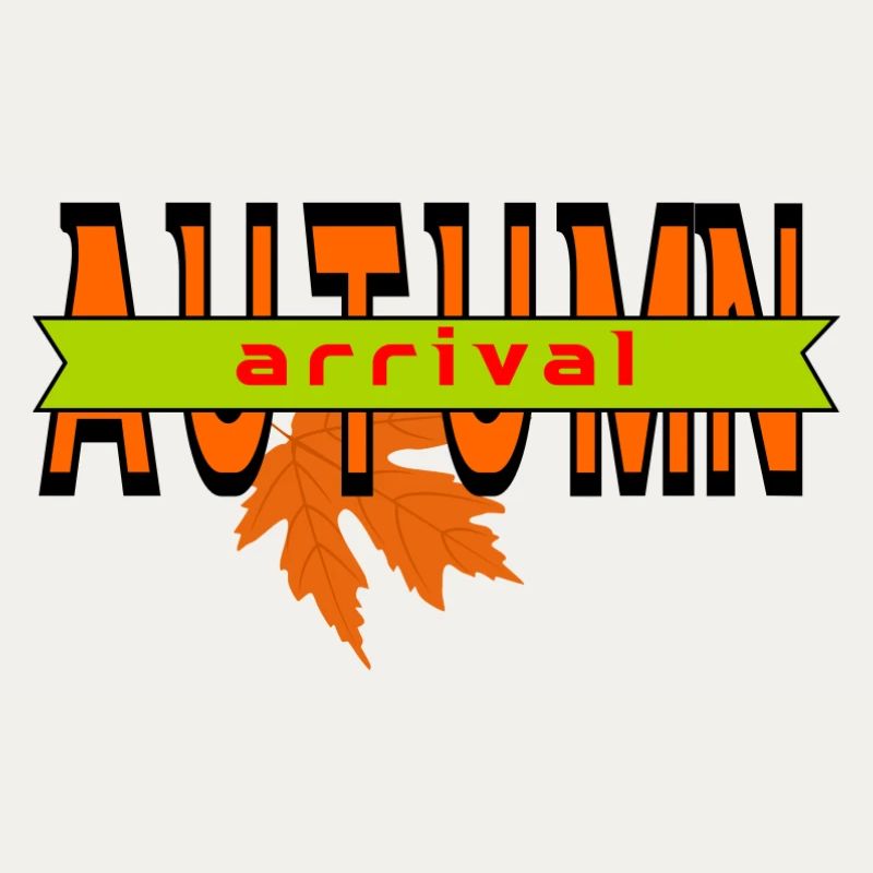 Automne Feuille Arrivée Design Graphique