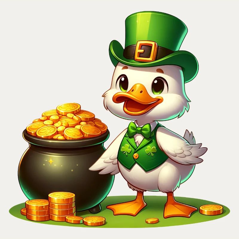 St. Patrick's Day Elephant Green