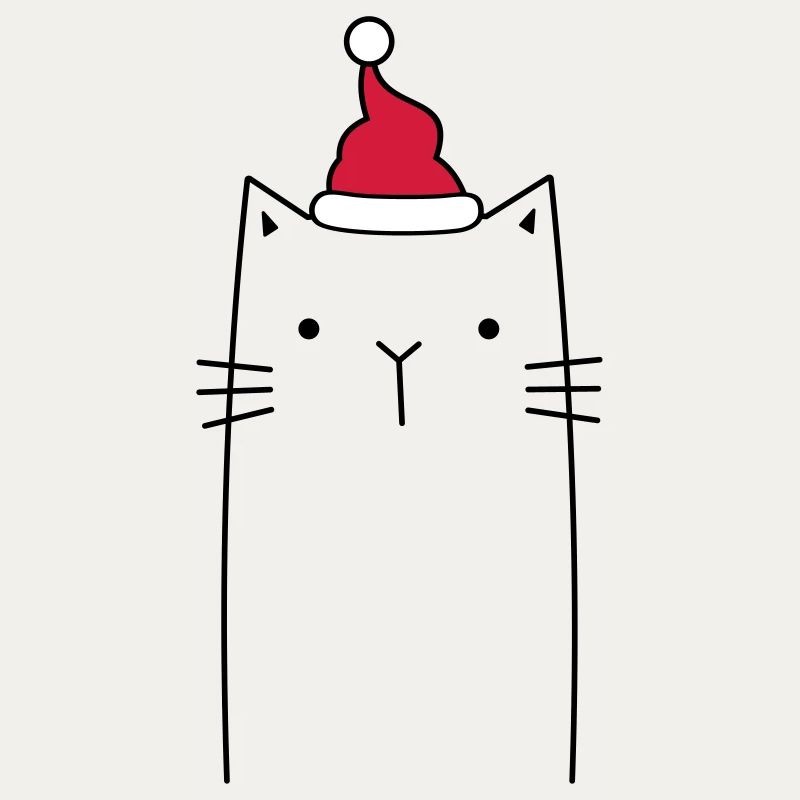 Cat Nicholas Christmas cap gift idea