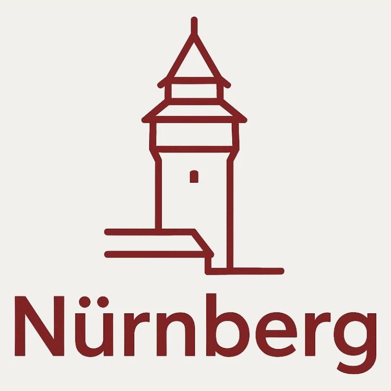 Nürnberg Turm Silhouette
