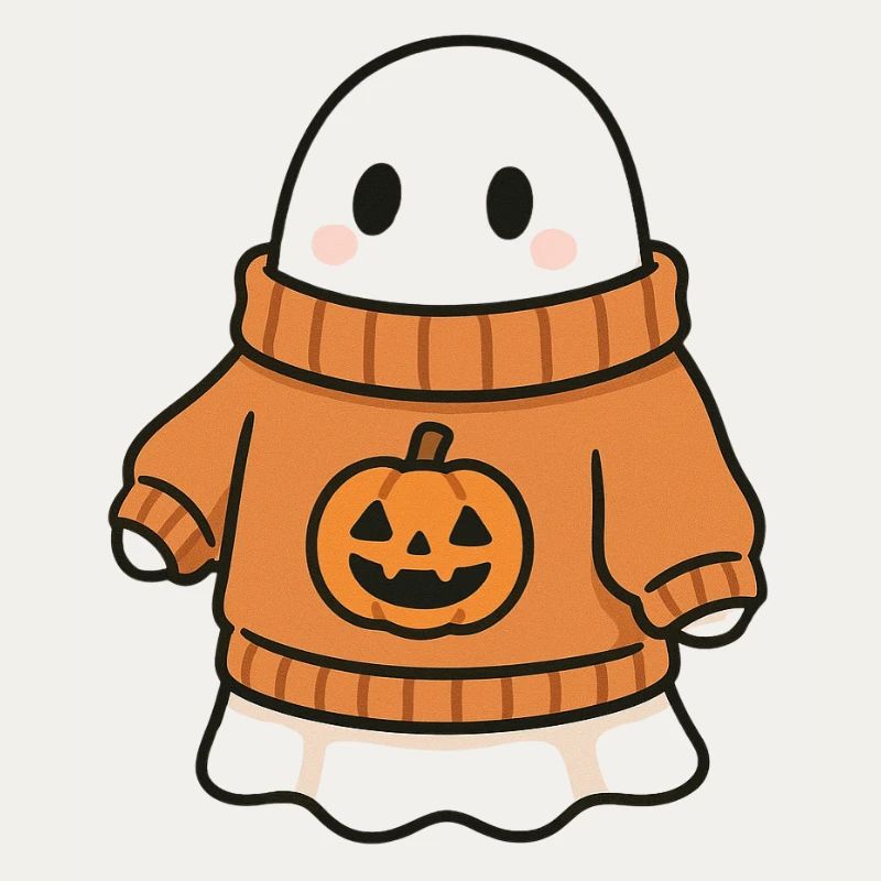 Kürbis Pullover Geist