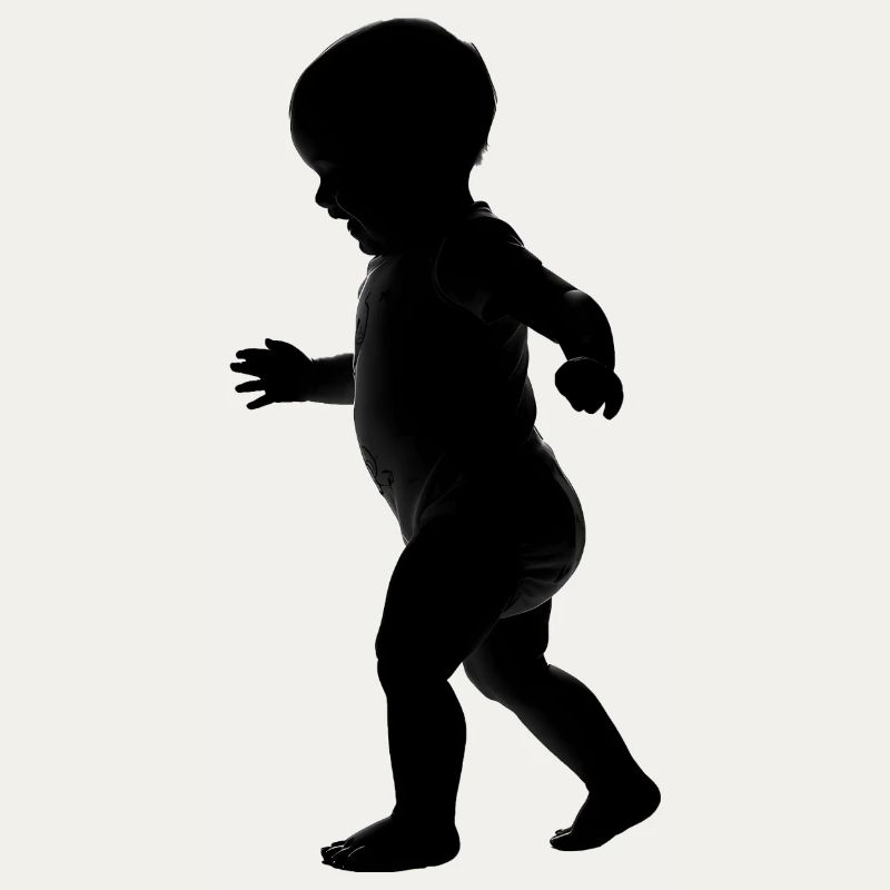 Bébé - Logo Cool Silhouette