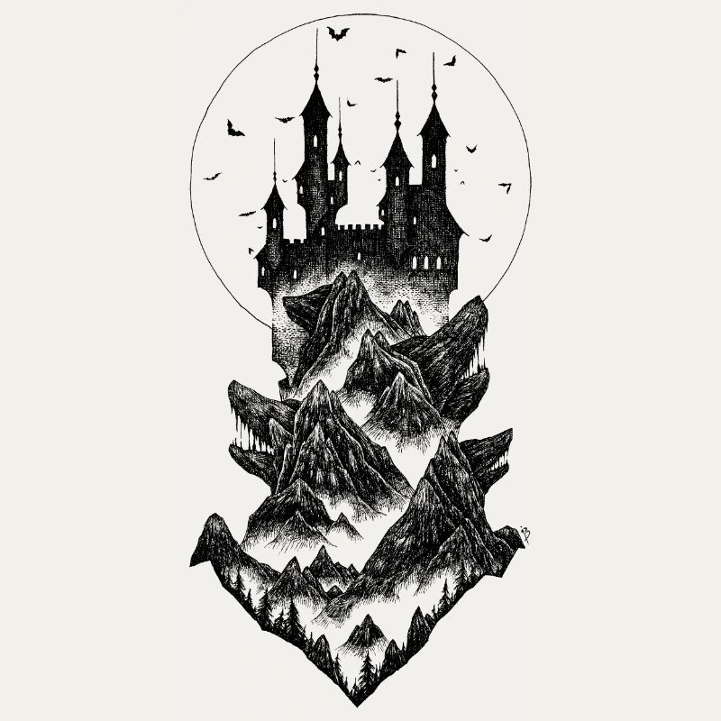 Château de Dracula - noir