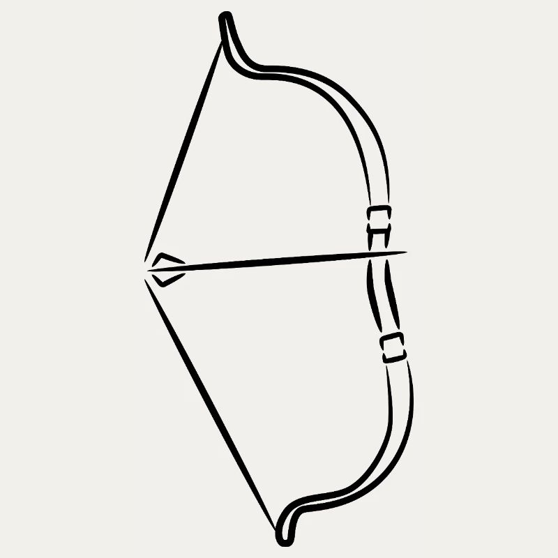 Bow and arrow sketch