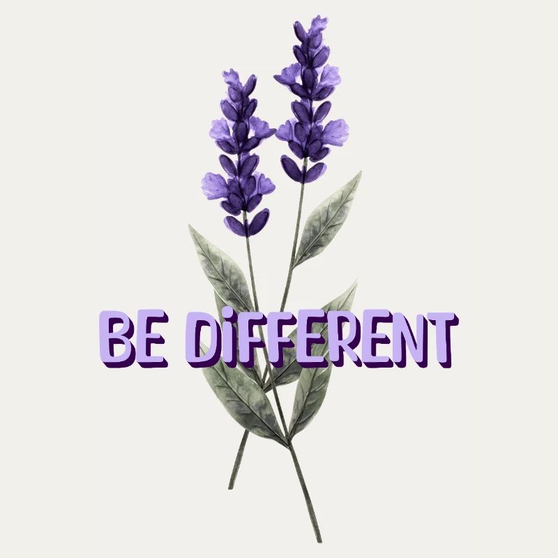 BE DIFFERENT – Lavendel Blumenliebe Affirmationen