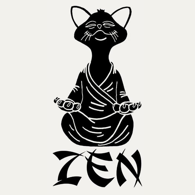 Zen Black Cat