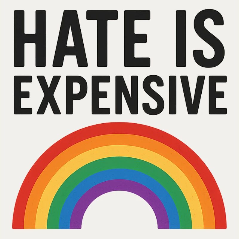 Hate Is Expensive Rainbow