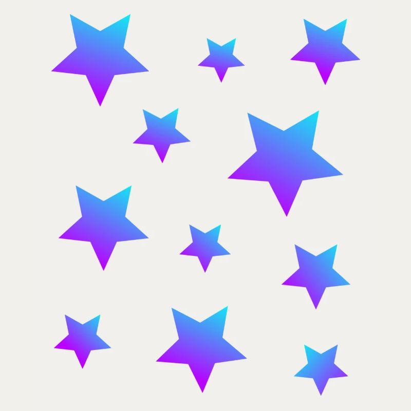 Star Star Pack Bleu-Violet