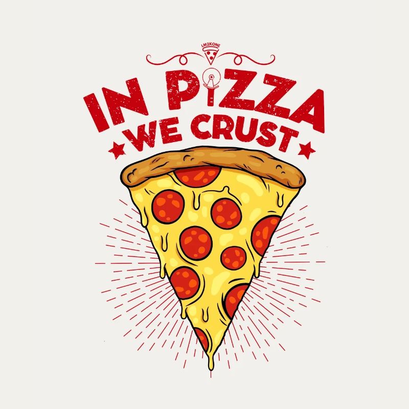 Stück Pizza!
