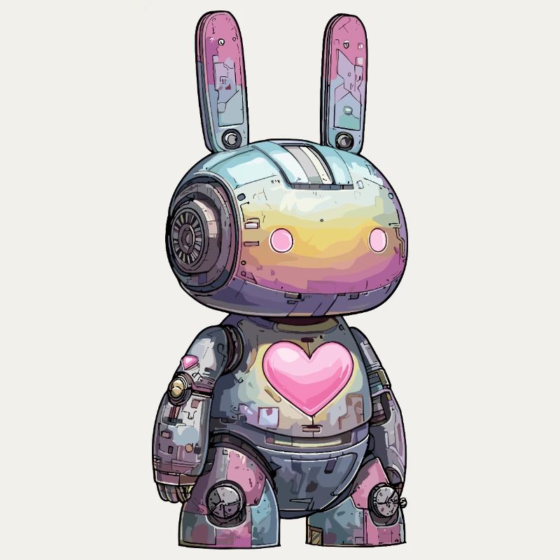 Pastel Robot Herzhart