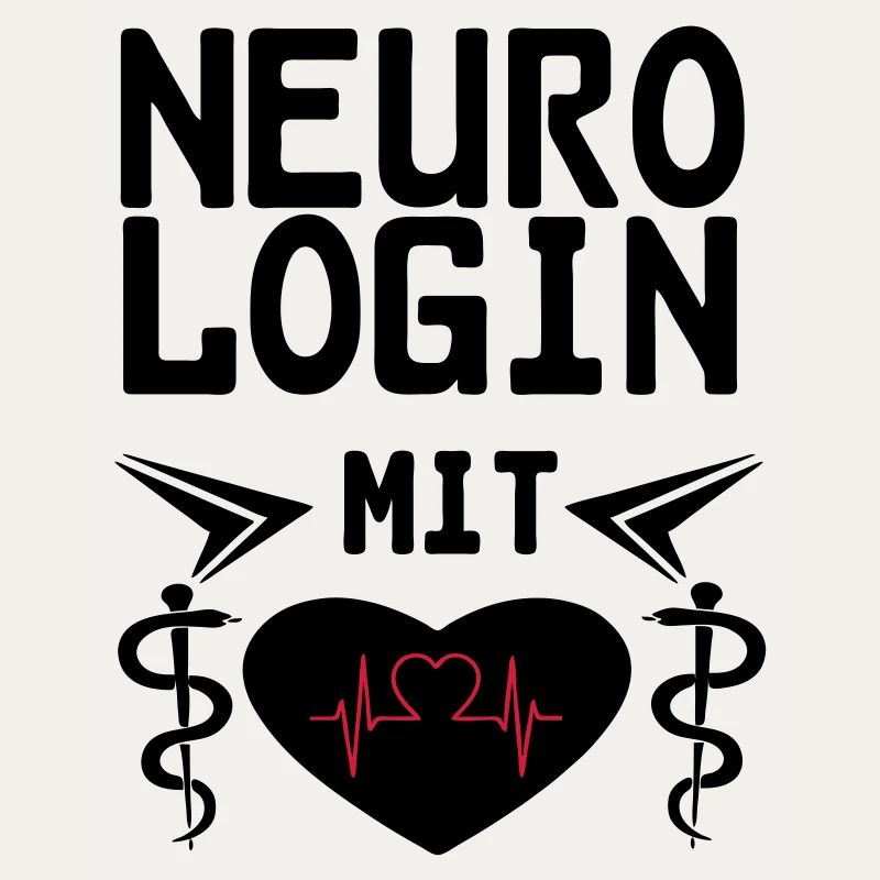 Neurologin mit Herz Geschenk