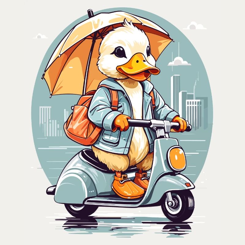 Duck with Roller