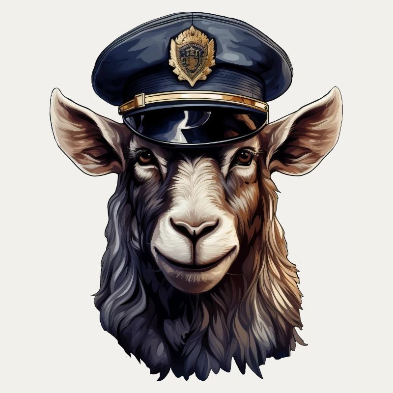 Polizei Ziege