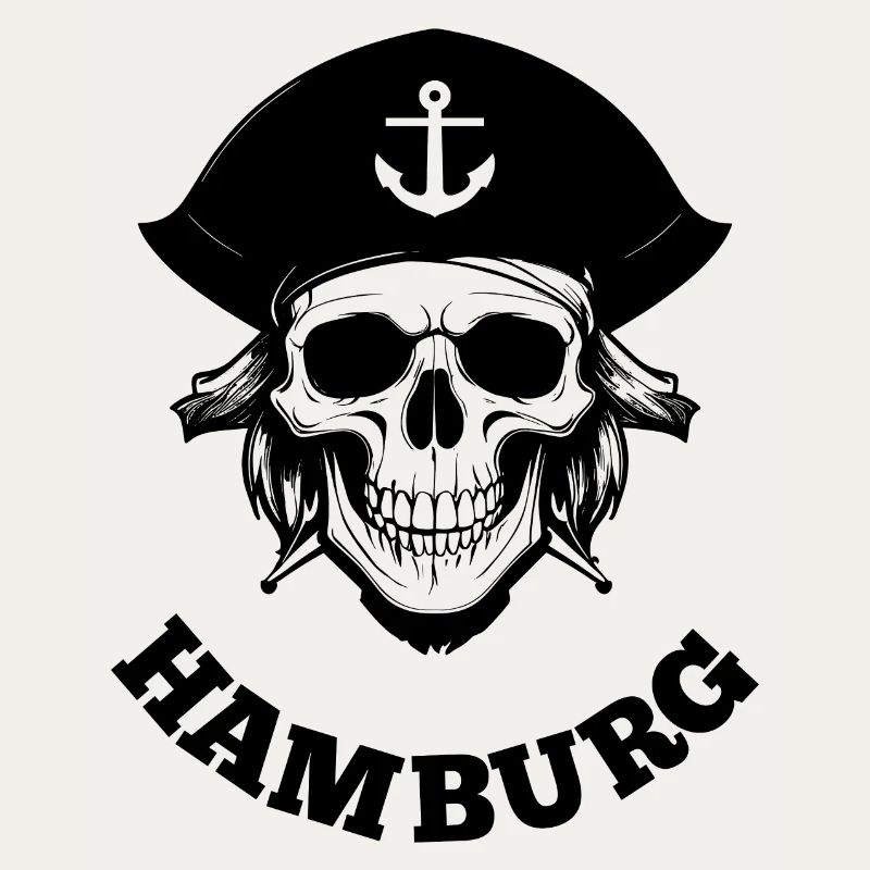 Crâne de pirate de Hambourg