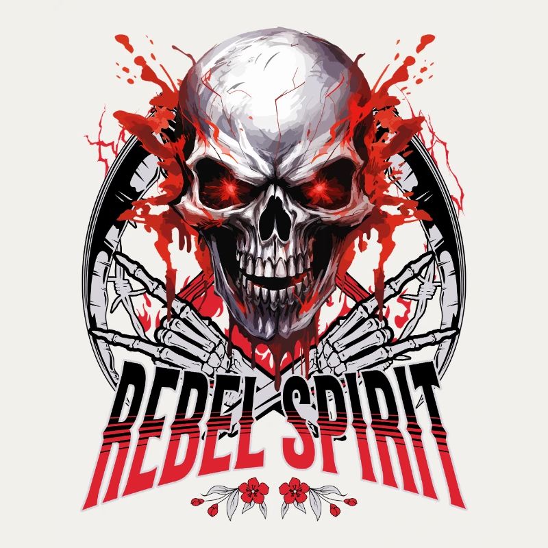 skull skeleton motorcycle biker gang
