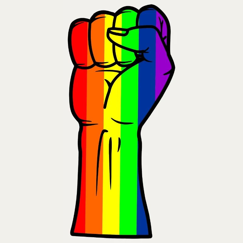 Regenbogen-Handfaust