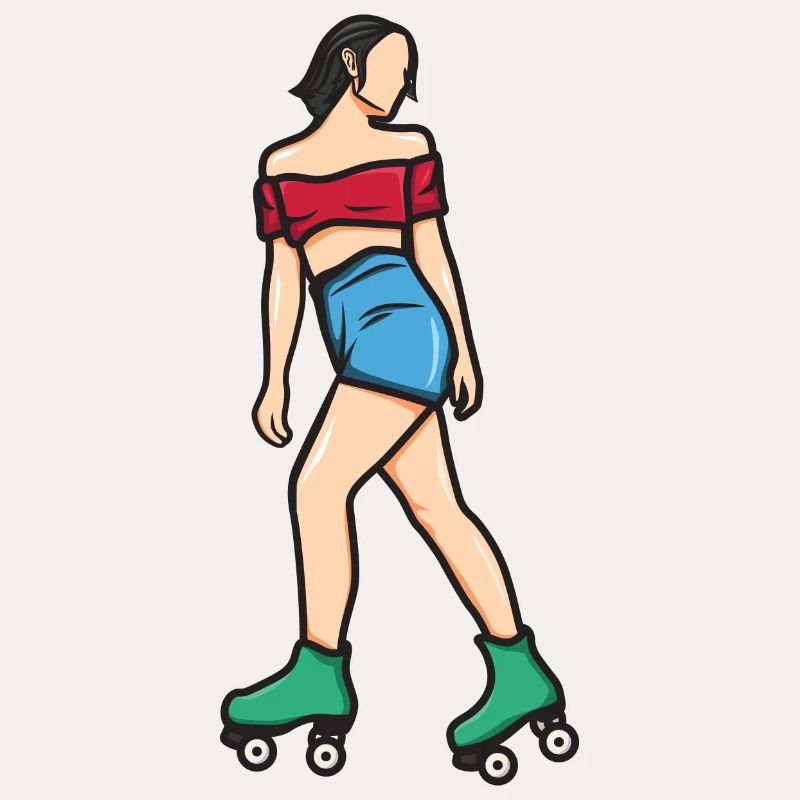 Rollschuh Mädchen