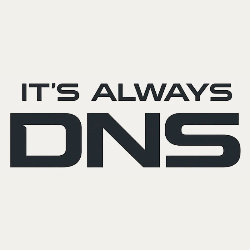 DNS Always : Typographie technologique
