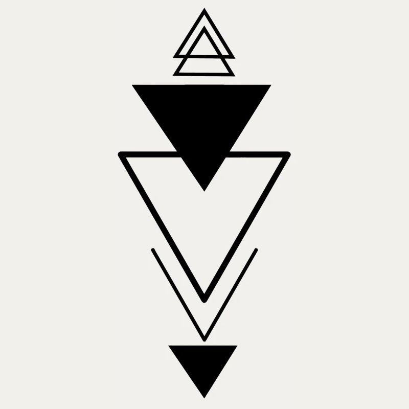 Triangular symbol (black)