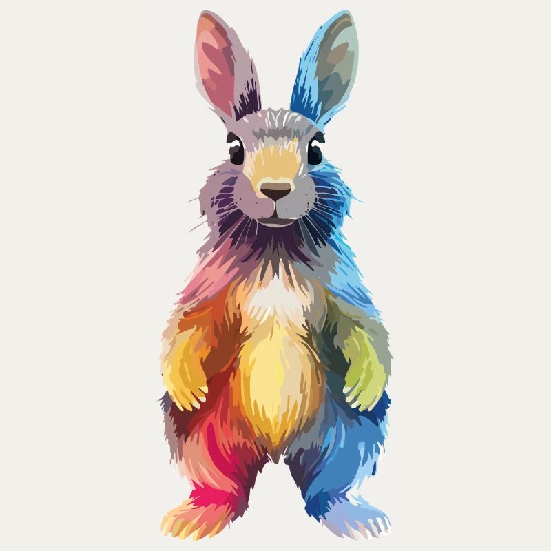 Bunter Hasenbär